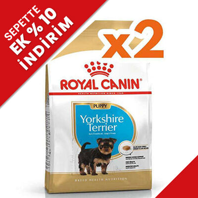 Royal Canin Yorkshire Terrier Puppy Yavru Köpek Maması 1,5 Kg x 2 Adet + Temizlik Mendili