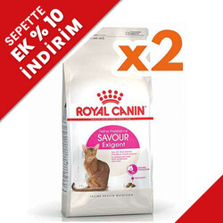 Royal Canin - Royal Canin Savour Exigent Seçici Kedi Maması 10 Kg x 2 Adet + Temizlik Mendili