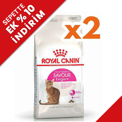 Royal Canin Savour Exigent Seçici Kedi Maması 4 Kg x 2 Adet + Temizlik Mendili