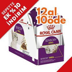 Royal Canin - Royal Canin Sensory Smell Pouch Yaş Kedi Maması 85 Gr - BOX - 12 Al 10 Öde