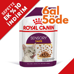 Royal Canin - Royal Canin Sensory Taste Pouch Yaş Kedi Maması 85 Gr - 6 Al 5 Öde