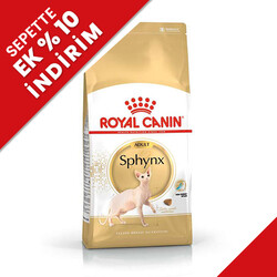 Royal Canin - Royal Canin Sphynx Özel Irk Yetişkin Kedi Maması 2 Kg + Temizlik Mendili