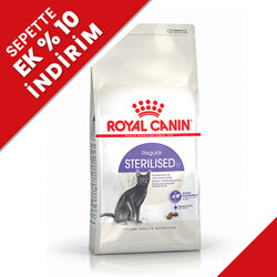 Royal Canin - Royal Canin Sterilised Kısırlaştırılmış Kedi Maması 15 Kg + Temizlik Mendili