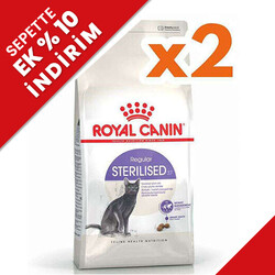 Royal Canin - Royal Canin Sterilised Kısırlaştırılmış Kedi Maması 15 Kg x 2 Adet + Temizlik Mendili