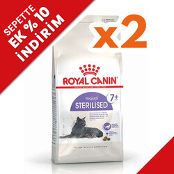 Royal Canin - Royal Canin Sterilised +7 Kısırlaştırılmış Yaşlı Kedi Maması 1,5 Kg x 2 Adet + Temizlik Mendili