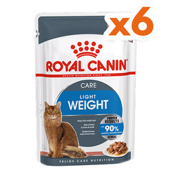 Royal Canin - Royal Canin Pouch Light Weight Diyet Yaş Kedi Maması 85 Gr x 6 Adet