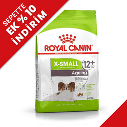 Royal Canin - Royal Canin X-Small Ageing 12 Yaş Üzeri Yaşlı Köpek Maması 1,5 Kg + Temizlik Mendili