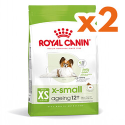 Royal Canin - Royal Canin X-Small Ageing 12 Yaş Üzeri Yaşlı Köpek Maması 1.5 Kg x 2 Adet + Temizlik Mendili