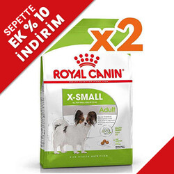 Royal Canin - Royal Canin X-Small Küçük Irk Köpek Maması 1,5 Kg x 2 Adet + Temizlik Mendili