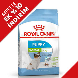 Royal Canin - Royal Canin X-Small Puppy Küçük Irk Yavru Köpek Maması 1,5 Kg + Temizlik Mendili