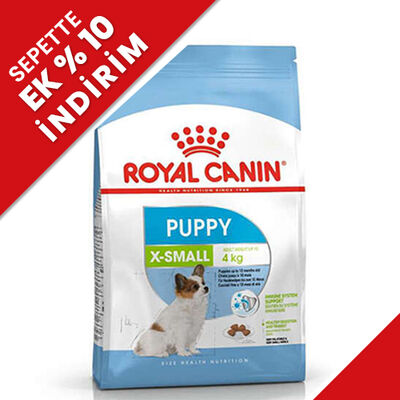 Royal Canin X-Small Puppy Küçük Irk Yavru Köpek Maması 3 Kg + Temizlik Mendili