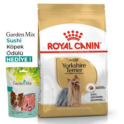 Royal Canin - Royal Canin Yorkshire Terrier Köpek Maması 1,5 Kg + Garden Mix Sushi Köpek Ödülü