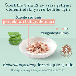 Schesir 03064100 Kitten Ton Balıklı Aloe Yavru Kedi Konservesi 85 Gr - Thumbnail