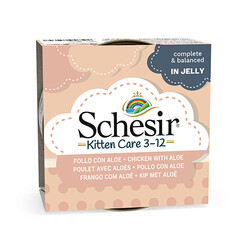 Schesir - Schesir 03064101 Kitten Tavuklu Aloe Veralı Yavru Kedi Konservesi 85 Gr