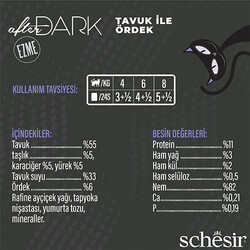 Schesir After Dark Pate Tavuk ve Ördekli Kedi Konservesi 80 Gr - Thumbnail