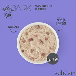 Schesir After Dark Pate Tavuk ve Ördekli Kedi Konservesi 80 Gr - Thumbnail