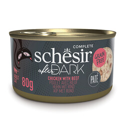 Schesir - Schesir After Dark Pate Tavuk ve Sığır Etli Kedi Konservesi 80 Gr