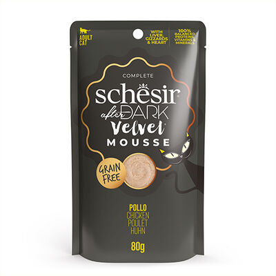 Schesir After Dark Velvet Mousse Tavuklu Kedi Yaş Maması 80 Gr