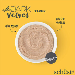 Schesir After Dark Velvet Mousse Tavuklu Kedi Yaş Maması 80 Gr - Thumbnail