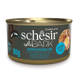 Schesir - Schesir After Dark Wholefood Tavuk ve Bıldırcın Yumurtalı Kedi Konservesi 80 Gr