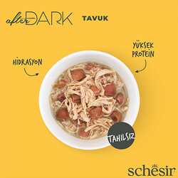 Schesir After Dark Wholefood Tavuklu Kedi Konservesi 80 Gr - Thumbnail