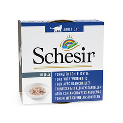 Schesir - Schesir C139 Jelly Ton ve Ringa Balıklı Kedi Konservesi 85 Gr