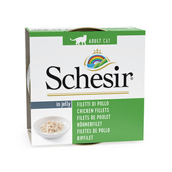 Schesir - Schesir C160 Pollo Jelly Tavuk Fileto Kedi Konservesi 85 Gr