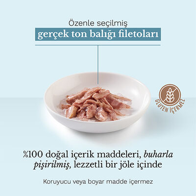 Schesir C168 Tonno Ton Balıklı ve Pirinçli Kedi Konservesi 85 Gr