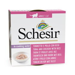 Schesir - Schesir C175 Ton Balıklı veTavuklu Pirinçli Kedi Konservesi 85 Gr