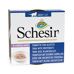 Schesir - Schesir C177 Ton Balıklı Ringa Balıklı ve Pirinçli Kedi Konservesi 85 Gr