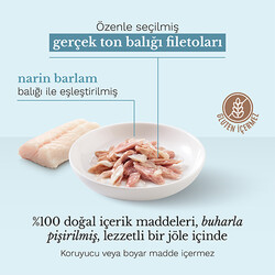 Schesir C190 Jelly Tuna ve Barlam Balıklı Kedi Konservesi 85 Gr - Thumbnail