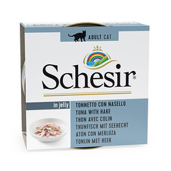 Schesir C190 Jelly Tuna ve Barlam Balıklı Kedi Konservesi 85 Gr - Thumbnail