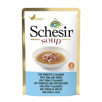 Schesir C673 Soup Ton Balığı Kalamar Kedi Çorbası 85 Gr