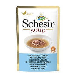 Schesir - Schesir C673 Soup Ton Balığı Kalamar Kedi Çorbası 85 Gr