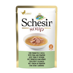 Schesir - Schesir C674 Soup Yabani Ton Balığı ve Balkabaklı Tahılsız Kedi Çorbası 85 Gr