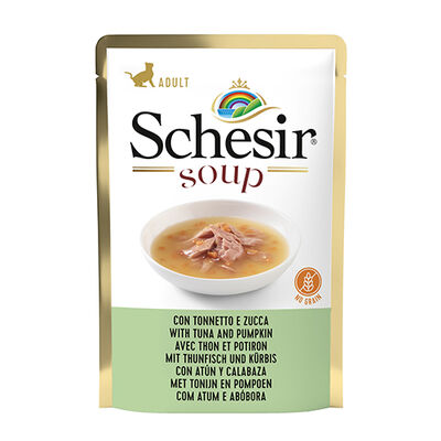 Schesir C674 Soup Yabani Ton Balığı ve Balkabaklı Tahılsız Kedi Çorbası 85 Gr