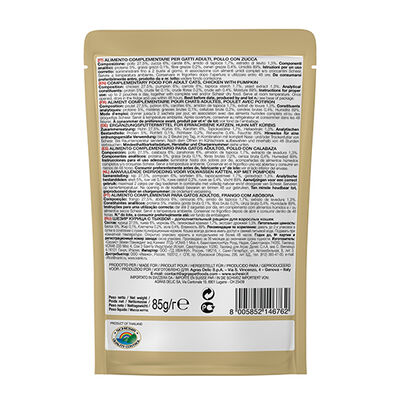 Schesir C676 Soup Tavuklu ve Balkabaklı Tahılsız Kedi Çorbası 85 Gr