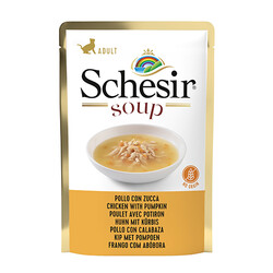 Schesir - Schesir C676 Soup Tavuklu ve Balkabaklı Tahılsız Kedi Çorbası 85 Gr