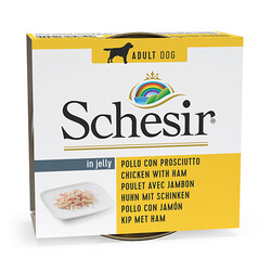 Schesir - Schesir C683 Jöle İçinde Domuz ve Tavuk Fileto Köpek Konservesi 150 Gr