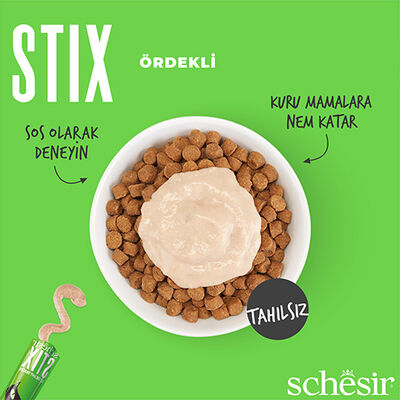 Schesir Cat Stix Ördekli Krema Kedi Ödülü 6 Adet x 15 Gr