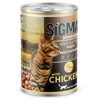 Sigma Premium Tavuk Etli Kedi Konservesi 400 Gr