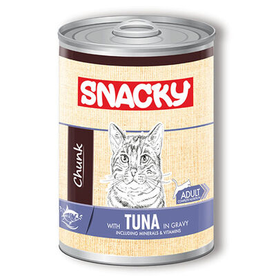 Snacky Chunk Ton Balıklı Kedi Konservesi 400 Gr