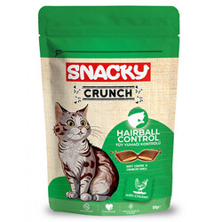 Snacky - Snacky Crunch Hairball Control (Tüy Yumağı) Tavuk Etli Kedi Ödülü 60 Gr
