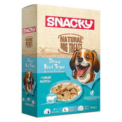 Snacky - Snacky Kurutulmuş Dana İşkembe Köpek Ödülü 100 Gr