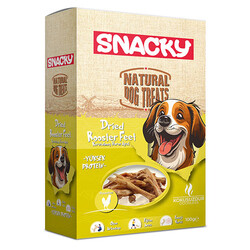 Snacky - Snacky Kurutulmuş Horoz Ayak Köpek Ödülü 100 Gr