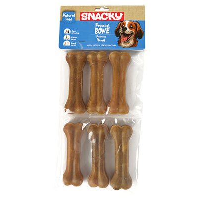 Snacky Natural Köpek Çiğneme Kemiği 10 Cm (6 lı Paket) - 165 Gr