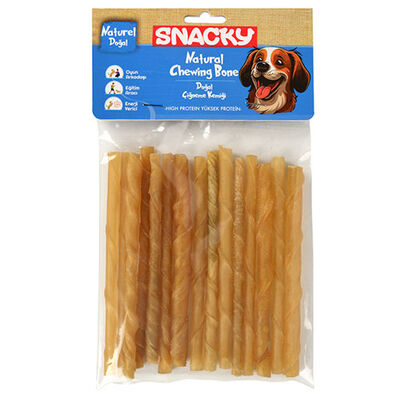 Snacky Natural Köpek Burgu 105 Gr (15'li Paket) - 13 Cm