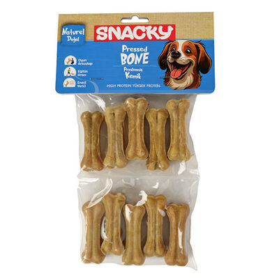 Snacky Natural Köpek Çiğneme Kemiği 5 Cm (10 lu Paket) - 110 Gr