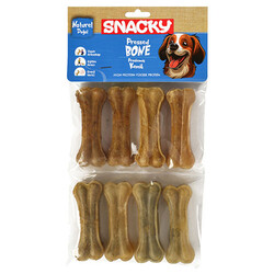 Snacky - Snacky Natural Köpek Çiğneme Kemiği 7,5 Cm (8 li Paket) - 180 Gr