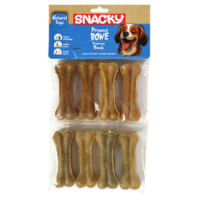 Snacky Natural Köpek Çiğneme Kemiği 7,5 Cm (8 li Paket) - 180 Gr